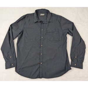 Mountain Khakis Shirt Men's XL Blue Vista Long Sleeve Vented Button Down *Read